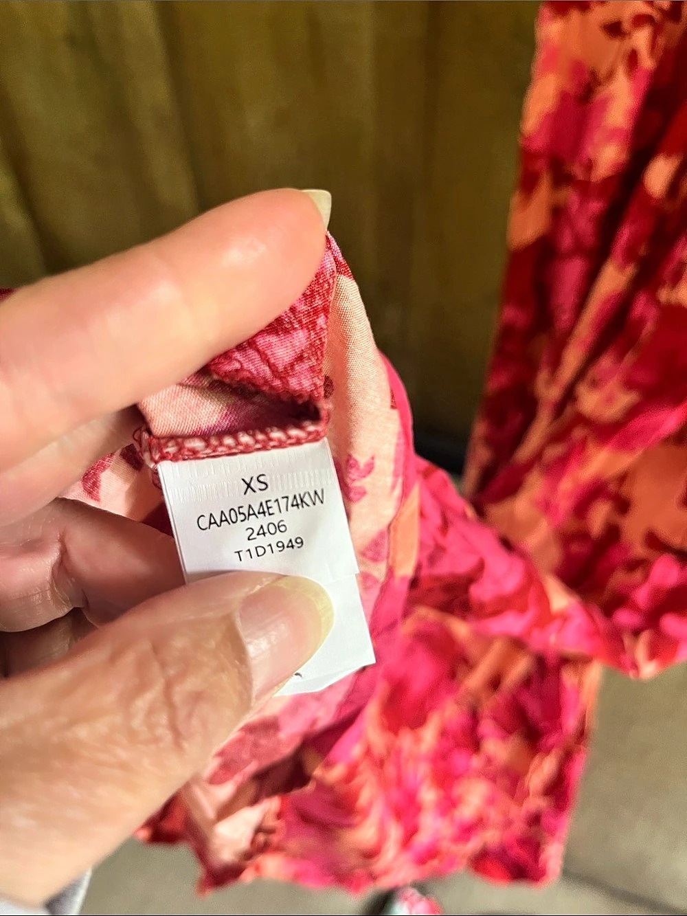 CUPSHE Pink & Red Floral Paisley Midi Dress Floral Maxi Dress in Pink & Red Size - Picture 3 of 3